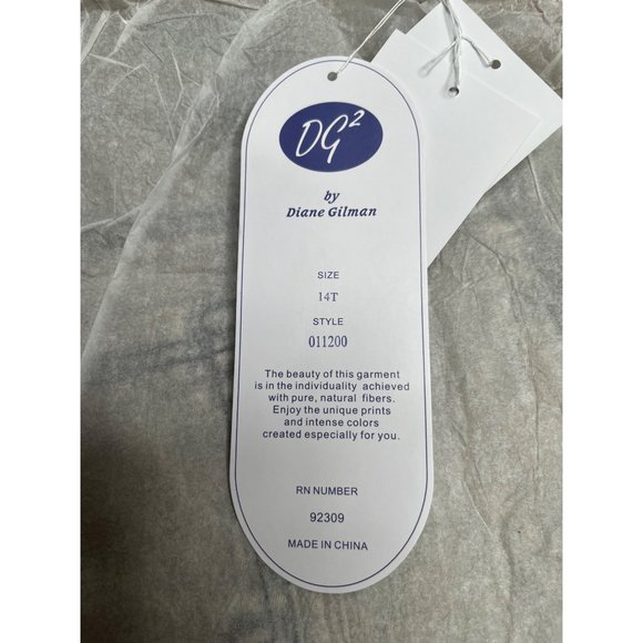 DG2 by Diane Gilman Jeans Size 14T Color : Khaki Style: 011200 Rn:92309 New with - Picture 4 of 4